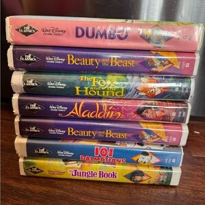 7 Black Diamond Disney VHS